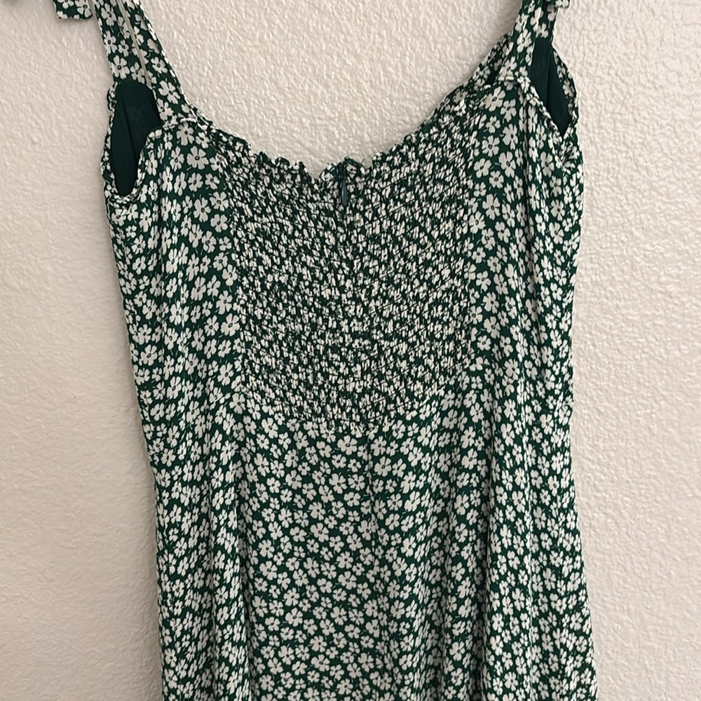 Reformation Nikita Floral Green Dress - Picture 9 of 12